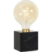 Calex Square Marble lampada da tavolo, nero