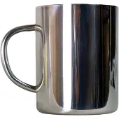 Basic Nature Edelstahl Thermobecher DeLuxe (0,4 l, grigio)