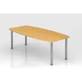 Hjh OFFICE PRO VKT22C/6 Konferenzt.Chrom 220cm buche