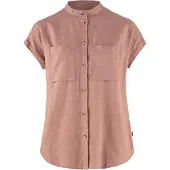 Fjällräven Women's Övik Hemp Shirt S/S Camicia Donna (XS, fuchsia)