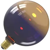Calex E27 LED-Glühbirne - - INCEPTION KALMAR - 3,5 W - 80 lm - 1800 K - intensità variabile - Schwarz/Gold-Farbverlauf