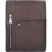 Esquire Sydney Borsa a tracolla Vera Pelle 21 cm marrone