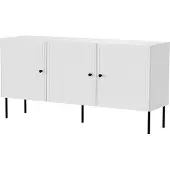 Cama Schermo 3D PALAZZO BIS, dimensioni 151x40x75 cm, colore bianco opaco