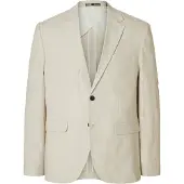 Selected Giacca A Petto Unico Uomini Beige 48