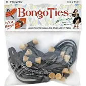 Bongo Ties nere originali 10 pezzi