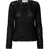 Selected Top A Maglia Donne Nero S