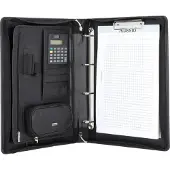 Alassio Bosa Caso di scrittura Vera Pelle 27 cm nero