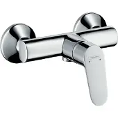Hansgrohe HG Einhandmischer Brause Focus Aufputz verchromt