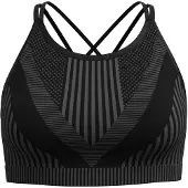 Smartwool Women's Intraknit Strappy Bra Reggiseno sportivo Donna (XL, nero)