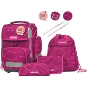 Schneiders Ergolite Set di borse per la scuola rosa