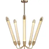 UMAGE lampada a sospensione Lemon Squeeze lunga, ottone, Ø 85,6 cm
