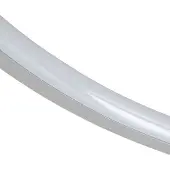 LINDBY Nerwin Plafoniera LED, 65 cm, rotonda, alluminio/chrome