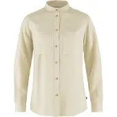 Fjällräven Women's Övik Hemp Shirt L/S Camicia Donna (L, beige)