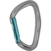 Petzl Djinn Straight Gate Moschettoni a leva grigio