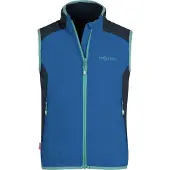 TROLLKIDS Kid's Balestrand Vest Gilet a vento Bambini (104, blu)