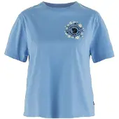 Fjällräven Women's Fjällblomster Logo T-Shirt T-shirt Donna (L, beige)