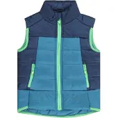 TROLLKIDS Kid's Hardanger Vest Gilet sintetico Bambini (140, blu)
