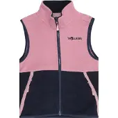 TROLLKIDS Kid's Kjerag Vest Gilet in pile Bambini (140, fuchsia/blu)