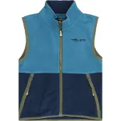 TROLLKIDS Kid's Kjerag Vest Gilet in pile Bambini (92, blu)