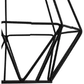 Luminex Lampada a sospensione Jin, nera, 1 luce