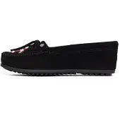 Minnetonka Mocassino 'Thunderbird' nero