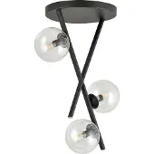 Emibig Lampada da soffitto a candelabro RIVER 3 TRANSPARENT 1195/3