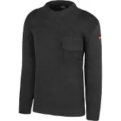 Normani Pullover 'Barntrup' giallo / antracite / rosso