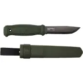 Morakniv Garberg BlackBlade Carbon 14528 Black DLC C100S, Green Polyamide, coltello da bushcraft