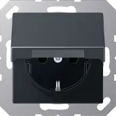 JUNG Presa SCHUKO antracite opaco A 1520 BFKIKL ANM (A1520BFKIKLANM)
