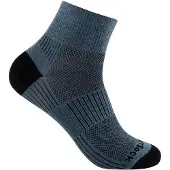 Wrightsock Coolmesh II Quarter Calze da trekking (41,5-45, blu)
