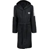Arena Accappatoio sportivo 'TEAM STRIPE' nero / bianco