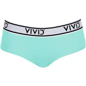 Vivid Slip bikini acqua / grigio chiaro / nero