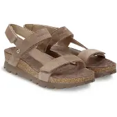 Panama jack Women's Selma Velour Sandali Donna (40, marrone/beige)