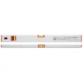 Slice Livella a bolla LM, argento anodizzato, 50 cm