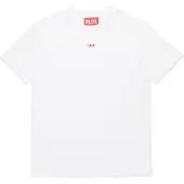 Diesel T-shirt in cotone con logo Oval D