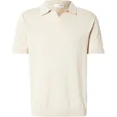 SELECTED MEN Camicia Polo In Maglia Uomini Beige M