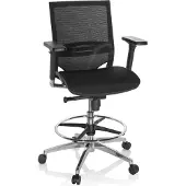 Hjh OFFICE TOP WORK 78 sedia operativa nera