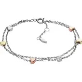Fossil Braccialetto 'Herzen JF02854998' oro / oro rosé / argento