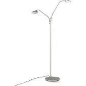 Orion Piantana LED Cobra, 2 luci, nichel satinato