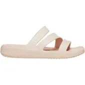 Crocs Women's Getaway Strappy Sandali Donna (W10, beige/bianco)