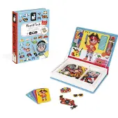 Janod Giocattolo Educativo Boy´s Costumes Magneti´book