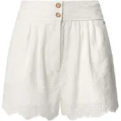 Pepe Jeans per donna. PL801158 Pantaloncini bianchi Douce (XL), Bianco, Casual, Cotone