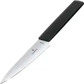 Victorinox Swiss Modern spelucchino a lama dritta 15 cm, nero