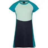 TROLLKIDS Girl's Senja Dress Abito Bambini (104, blu)
