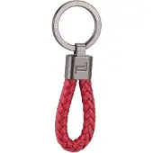 Porsche Design Keyring Portachiavi Vera Pelle 10 cm rosso