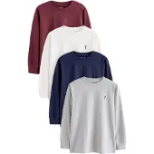 Next Maglietta navy / grigio / rosso / offwhite