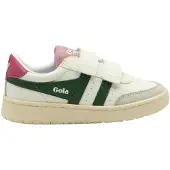 Gola Kid's Falcon Strap Sneaker Bambini (12K, beige)
