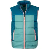 TROLLKIDS Kid's Hardanger Vest Gilet sintetico Bambini (104, turchese)