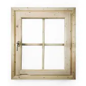 Karibu Finestra a ribalta per casetta da giardino 28mm 69x80cm naturale
