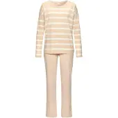 s.Oliver Pigiama beige / bianco